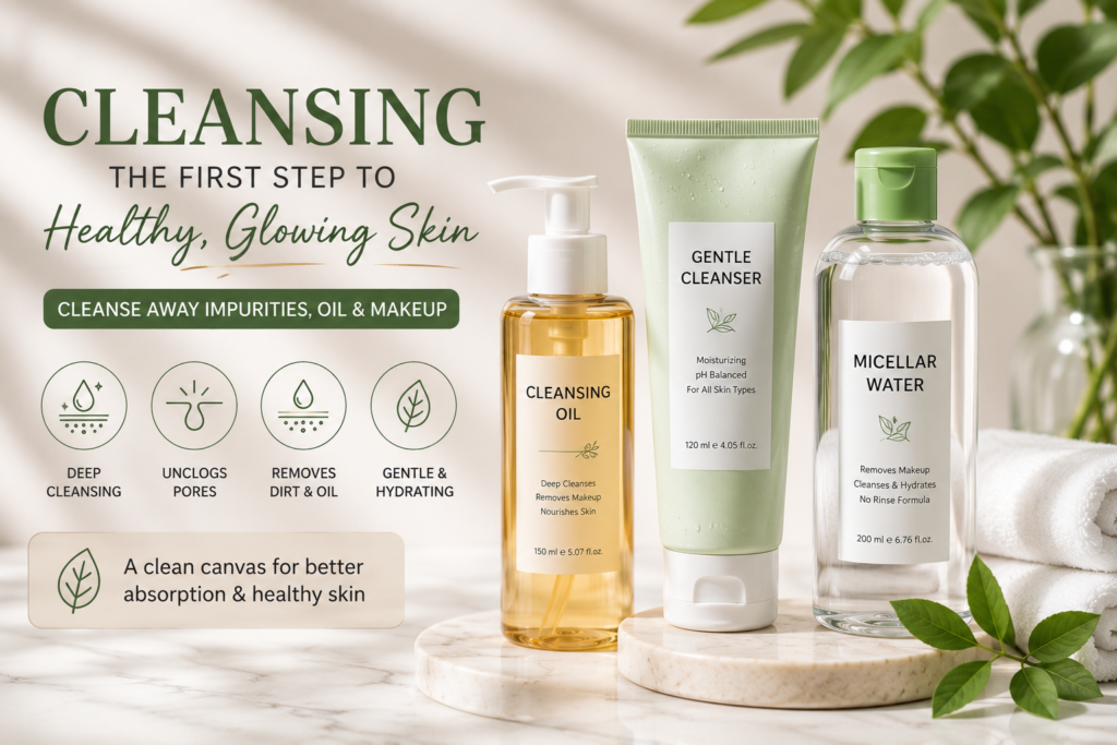 Evening Skincare Products for glowing Skin